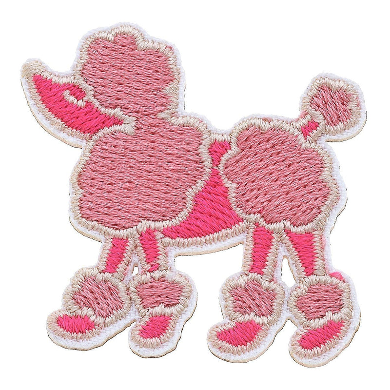 Stuck on You Small Poodle Patch in Pink & Fuchsia