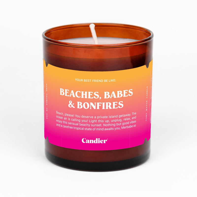 Beaches, Babes and Bonfires Candle