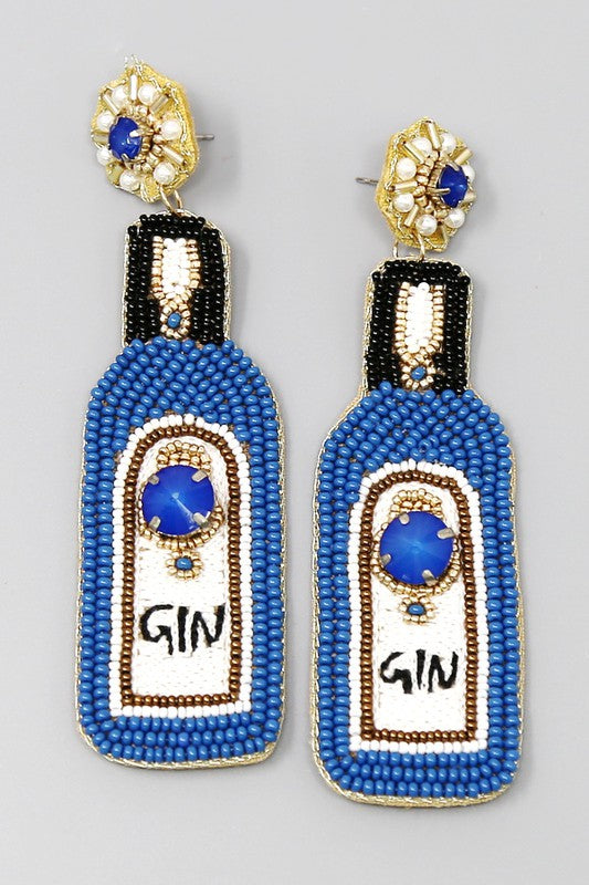 Gin Beaded Earrings