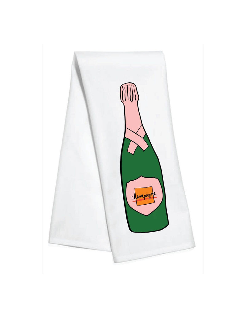 Kitchen Towel - Champagne Bottle
