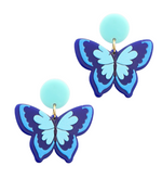 Fly Away Butterfly Acrylic Earrings