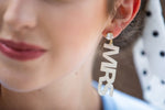 Acrylic MRS Earrings