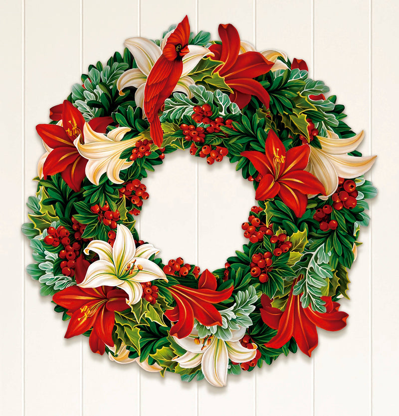 Winter Joy Wreath Pop-Up Card