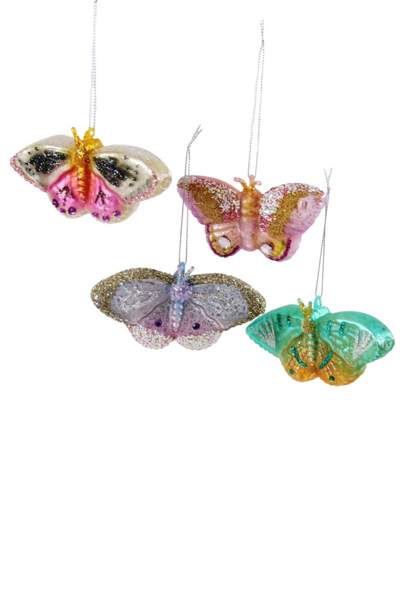 Jeweled Papillon Ornament