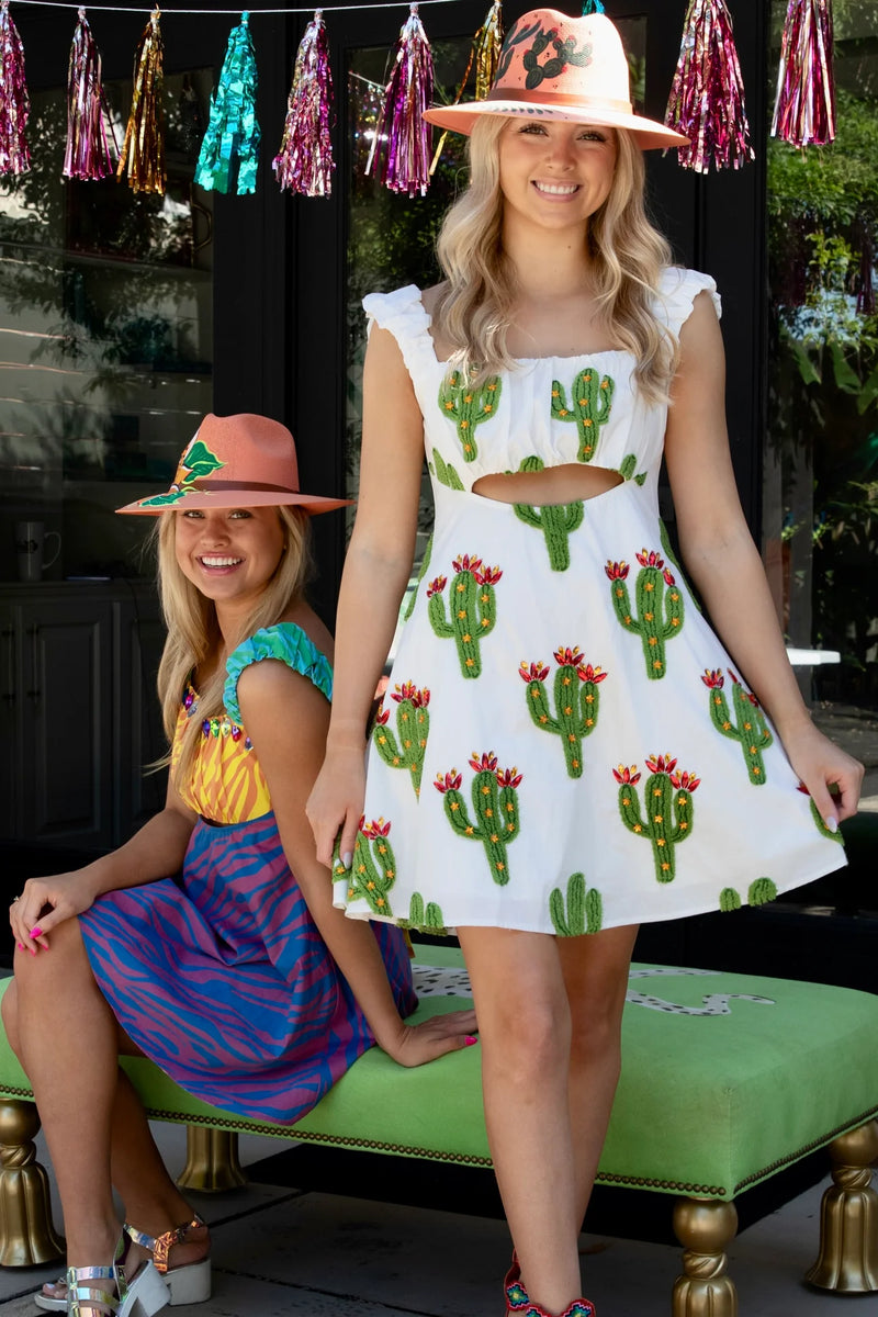 Fuzzy Cactus Dress