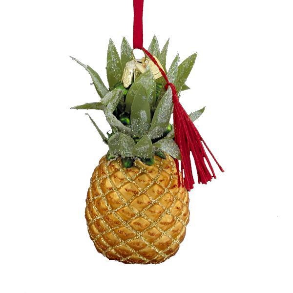 3.5' Glass Pineapple Ornament