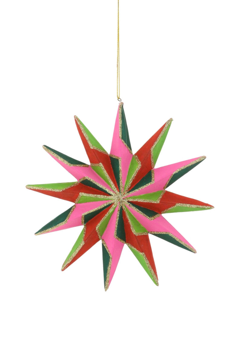 Neon Star Ornament