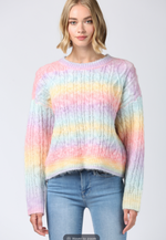 Ciara Rainbow Ombre Sweater