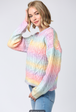 Ciara Rainbow Ombre Sweater