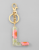 Floral Pressed Keychain