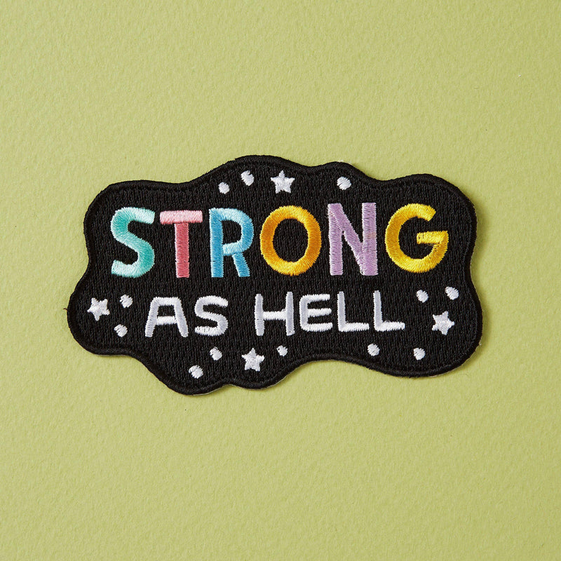 Strong As Hell Iron-on Patch