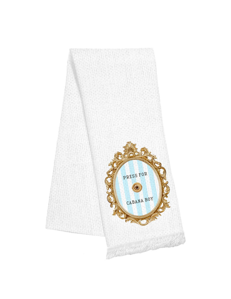 Fringe Linen Towel - Press for Cabana Boy