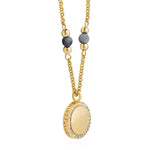 Blue Lace Agate Necklace |  Wellness Gems